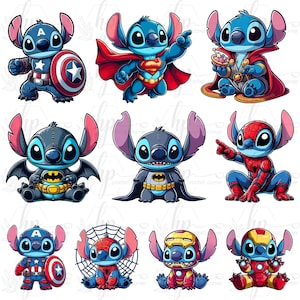 Bundle 10 PNG Superhero Cartoon, Blue Monster Png, Superhero Cartoon Character, Cartoon Movie Png, Cartoon Couple Png, Superhero Png