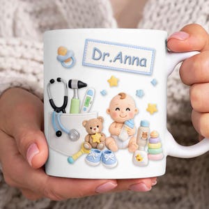 May include: A set of three ceramic mugs with a speckled, matte finish. The mugs are in shades of cream, light gray, and dark gray. Each mug has a simple, minimalist design, perfect for coffee or tea.
