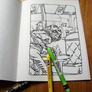 Diner, a Coloring Book image 3