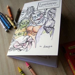 Loneliness, a Coloring Book image 1