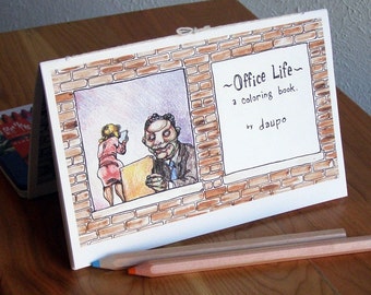 Office Life, a Coloring Book