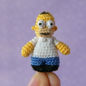 Miniature Cartoon Man -  AMIGURUMI Crochet PATTERN