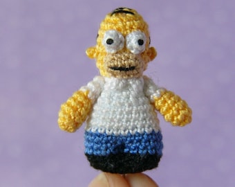 Miniature Cartoon Man -  AMIGURUMI Crochet PATTERN