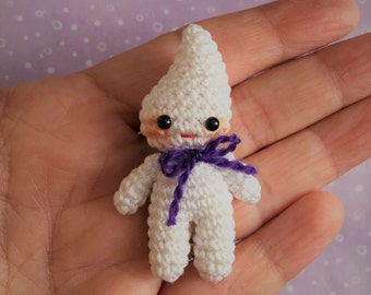 Miniature Chibi Ghost - AMIGURUMI Crochet PATTERN
