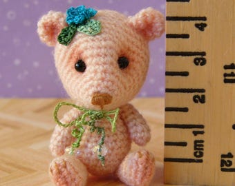 Crochet Miniature Bear -  AMIGURUMI Crochet PATTERN