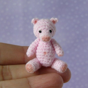Miniature Pig AMIGURUMI Crochet PATTERN image 1