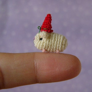 Miniature Guinea Pig AMIGURUMI Crochet PATTERN image 3