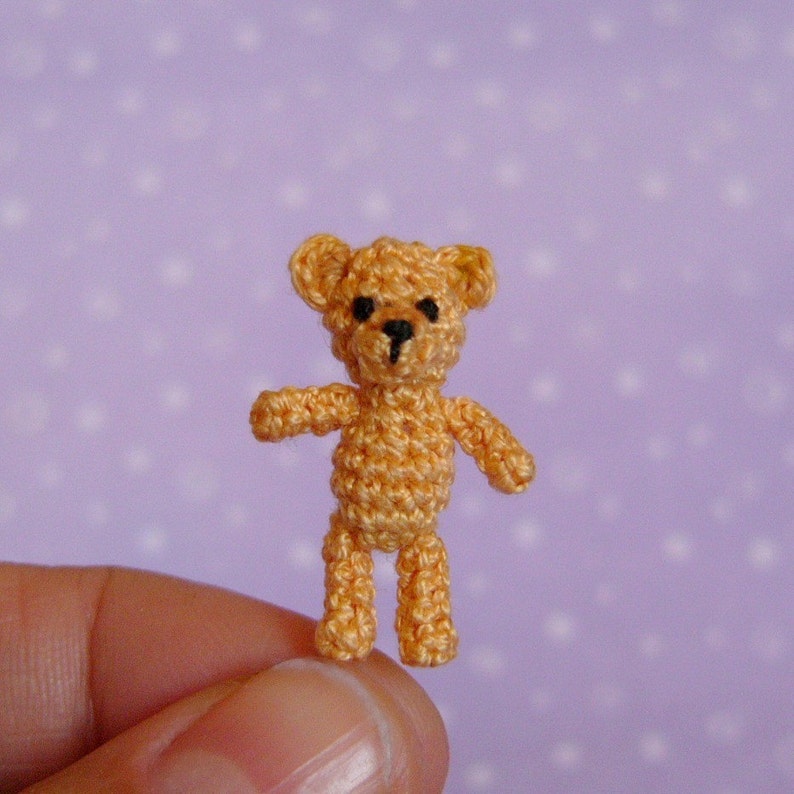 Miniature Orsino Bear AMIGURUMI Crochet PATTERN image 3