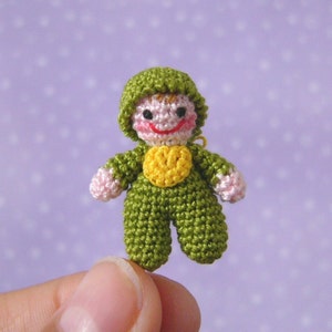 Miniature Itty Bitty Baby Doll AMIGURUMI Crochet PATTERN image 4
