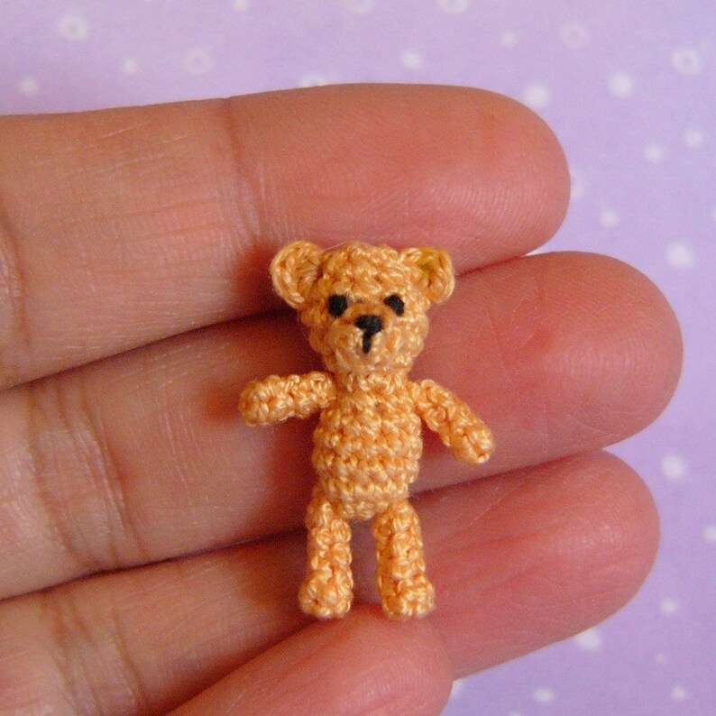 Miniature Orsino Bear AMIGURUMI Crochet PATTERN image 1