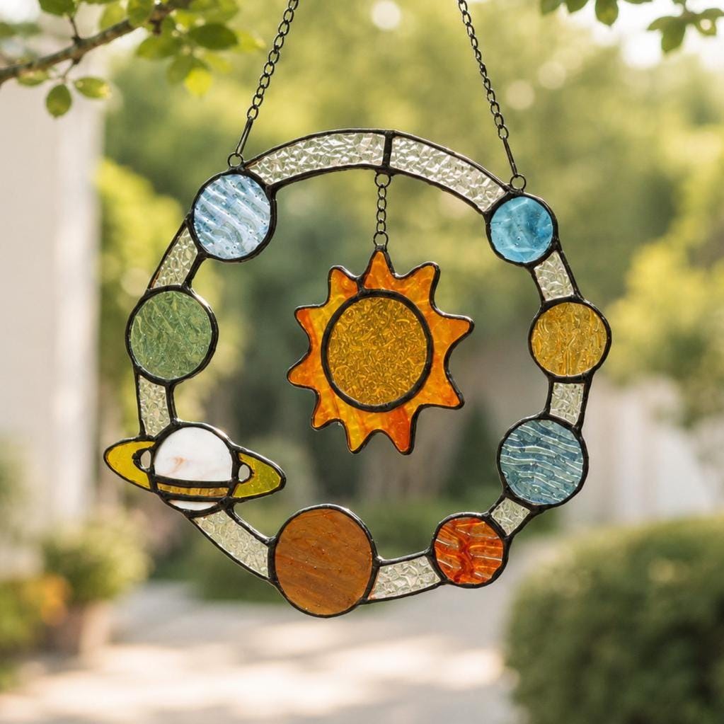 Solar System Glass - Etsy