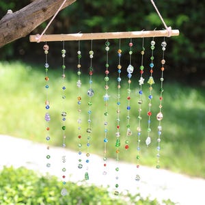 Handmade Suncatchers Garden Art, Glass Window Hanging,Minimalist Deecor, Garden Decor,Crystal Suncatchers, Birthday Gift
