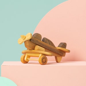 Airplane Toy, Eco Handmade Toy for Kids, Wooden Toys For Girls, Wooden Plane Toy