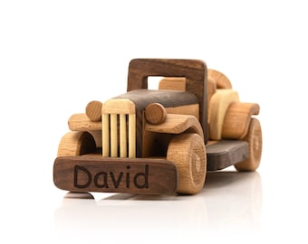 Wooden Race Car Toy, Handmade Toys / PERSONALIZED TOYS