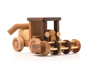 Wooden Toy - Combine Harvester / PERSONALIZED