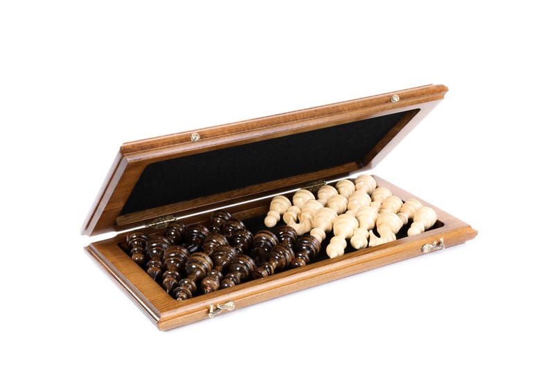 Handcrafted Chess Set: Wooden Chess Board / FREE PERSONALIZATION / 6 SIZES image 6