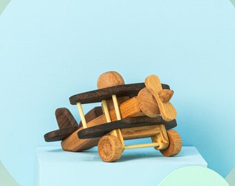 Wooden Airplane Toy, Handmade Airplane, Handmade Wooden Toys / PERSONALIZED