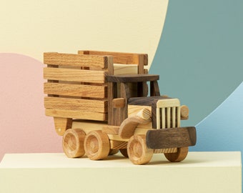 Agricultural Truck Toy, Wooden Toys / HANDMADE