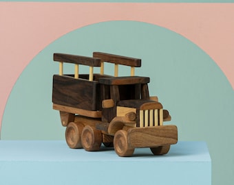 Dump Truck Toy, Handmade Truck Toy, Wooden Toys, Birthday Gift for Kids, Personalized Toys