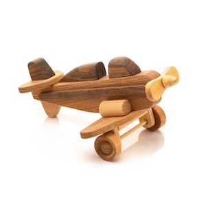 Wooden Airplane Toy, Eco Toy for Kids, Wooden Toys For Girls, Wooden Plane Toy