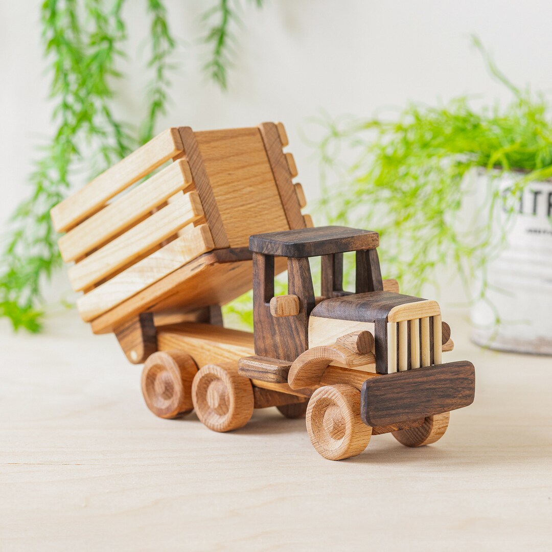 Wooden Truck Toy: Agricultural Truck / PERSONALIZED - Etsy