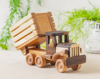 Wooden Truck Toy: Agricultural Truck / PERSONALIZED