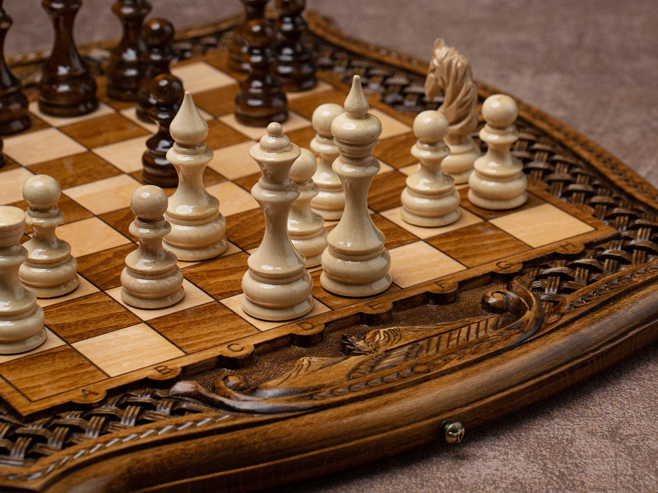 Elegant Chess and Backgammon Set, Design Mountain Ararat