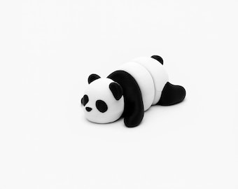 Panda Jigglit – 3D Printed Articulated Panda Toy | Flexible Fidget, Sensory | Collectible Gift for Kids & Adults