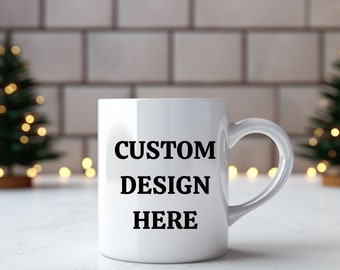 Customizable coffee mug,  Create Your Ideal Office Mug with Our Customizable 15oz Design,