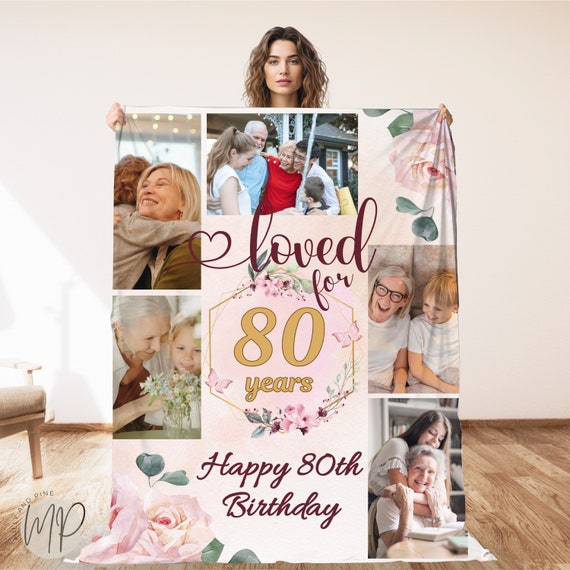 Female 80th Birthday Present 80th Birthday Gifts For Mom 80 Things