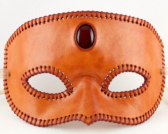 Red Panda handmade leather mask Firefox Halloween costume | Etsy