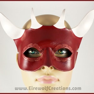 handmade leather masquerade costume larp Halloween Mardi Gras griffin griffon hippogriff Ginger Gryphon mask