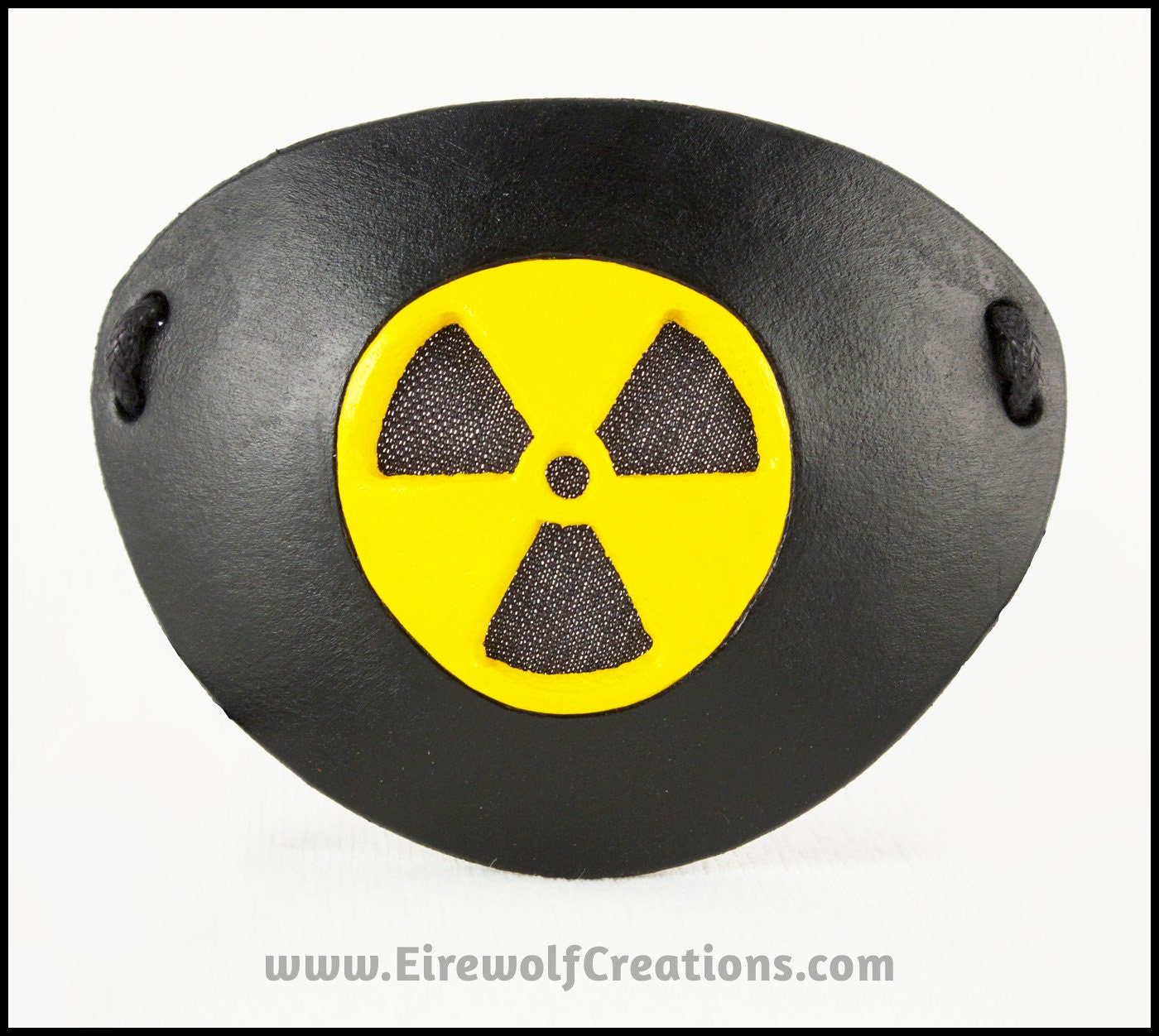 Seethrough Eye Patch Radioactive Hazard Leather Etsy