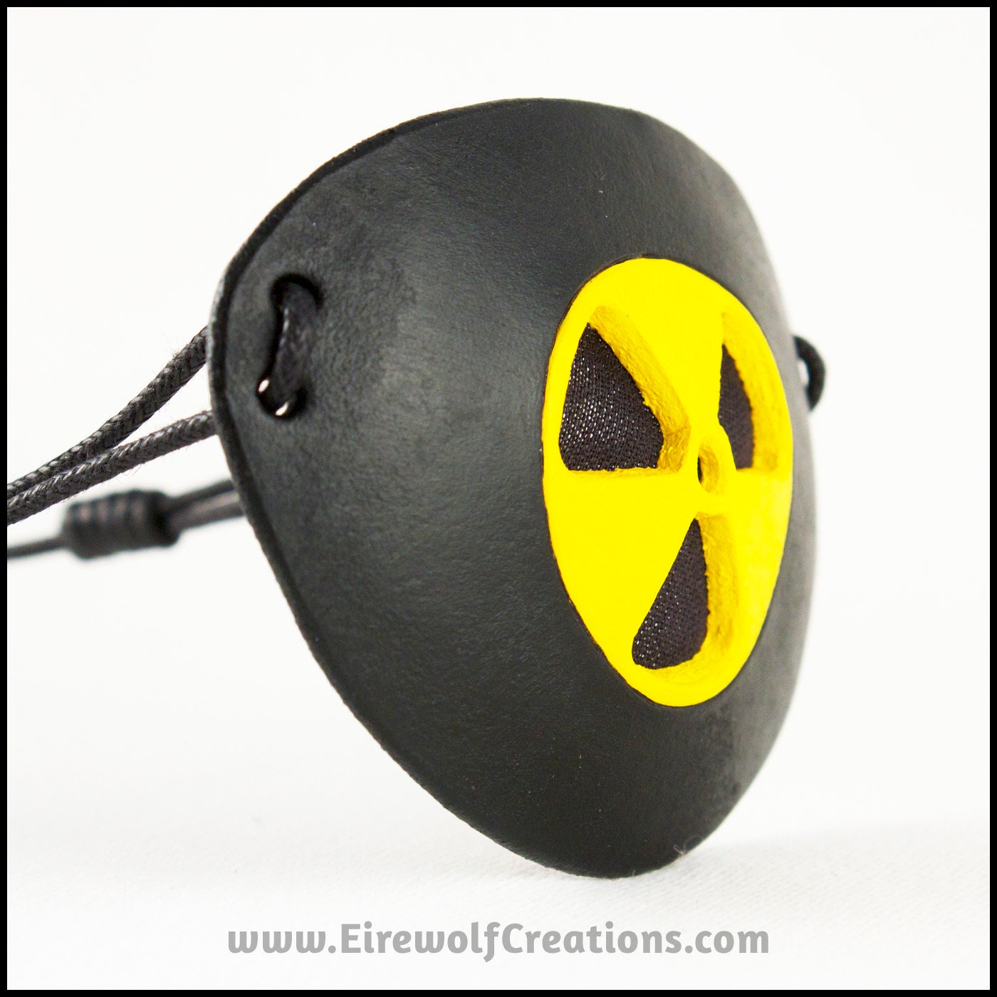 Seethrough Eye Patch Radioactive Hazard Leather Etsy