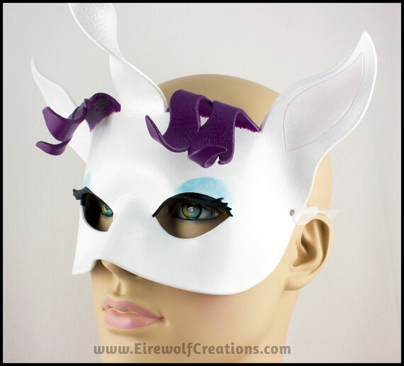 handmade leather masquerade costume larp Halloween Mardi Gras griffin griffon hippogriff Ginger Gryphon mask
