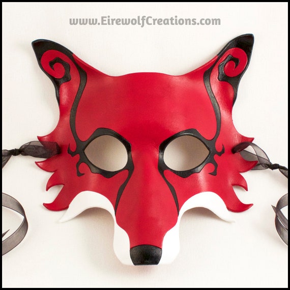 handmade leather masquerade costume larp Halloween Mardi Gras griffin griffon hippogriff Ginger Gryphon mask