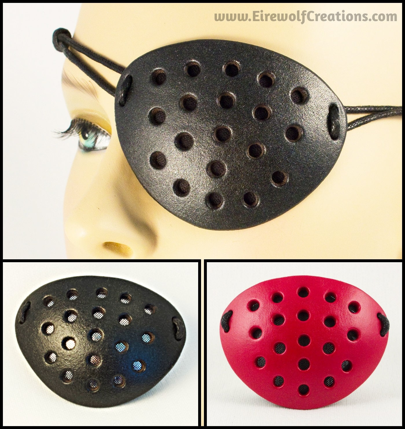 トップス BLACK EYE PATCH BLACKLETTER AIRBRUSH Amazon.com: Eye Patch, Black, Concave, Air Vents, Adult Size