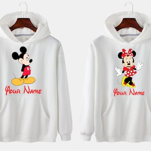 Mickey Minnie Hoodie Etsy Ireland