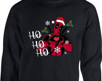 Merry Christmas Sweatshirt, Merry Christmas 2025 Superhero Lovers, Xmas Gift For Friends And Family Unisex Jumper Top