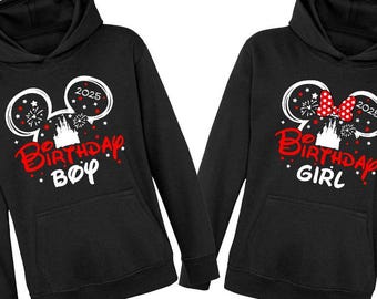 Disney Birthday Hoodie, Mickey Minnie Vacation Gift