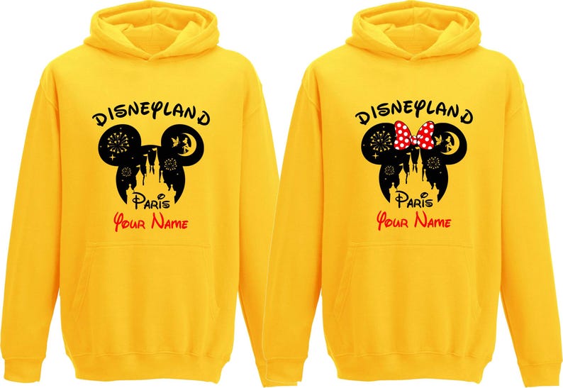 Personlig Disneyland Paris-huvtröja för familjen, semesterresa 2025 bild 6