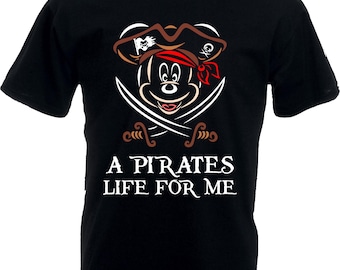 A Pirate's Life For Me T-shirt, Mickey Cruise Vacation Shirt, Disney Pirate Cruise 2025, Pirate Family Matching Adult Unisex Tee Top
