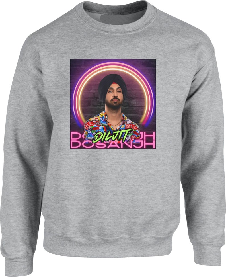 Diljit Dosanjh UK Tour 2024 Sweatshirt, Punjabi Singer Jumper, Diljit