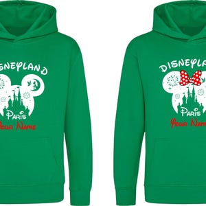 Personlig Disneyland Paris-huvtröja för familjen, semesterresa 2025 bild 8