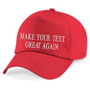 Make Your Text Great Again,Personalized embroidery Baseball Cap Custom embroidered Hat like Make America Great Again, Comfort Colors Sun Hat