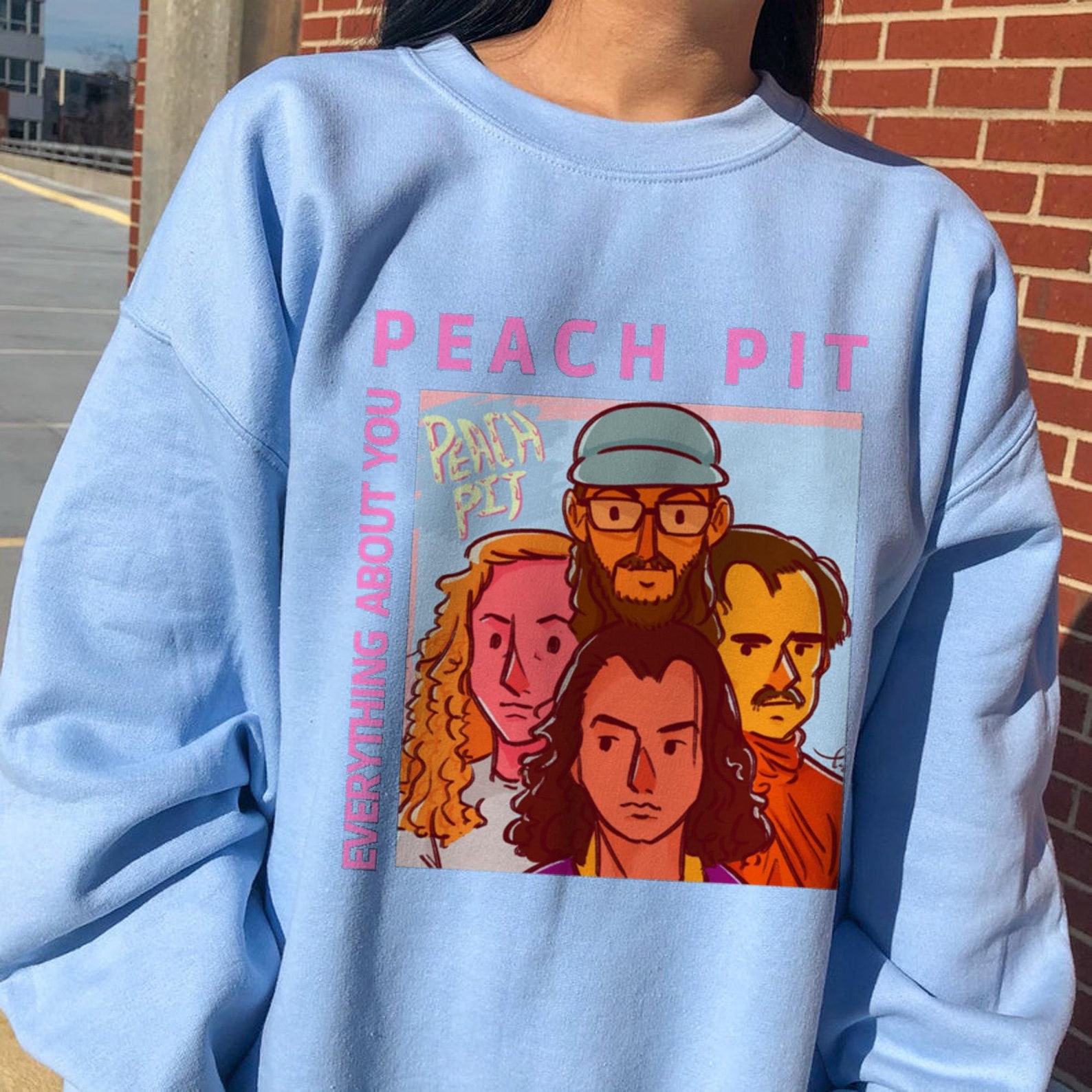 Peach Pit Band Shirt Peach Pit After Dark Peach Pit Shirt Etsy