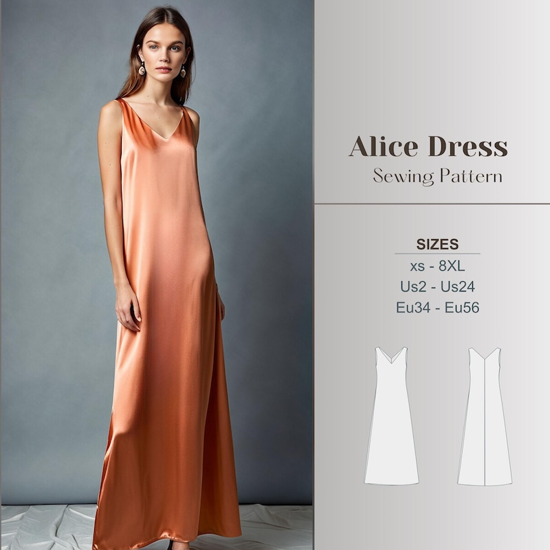 Flowy Dress Maxi Pattern Etsy