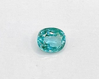 Natural Grandidierite over 7 Carat Excellent Oval Blue Green Gemstone Certified