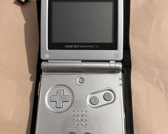 Nintendo Game Boy Advance SP シルバー Nintendo GBA Gameboy Game Boy Advance SP Console (Platinum