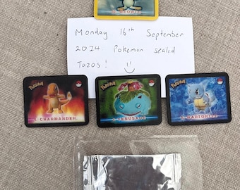 Pokemon Stadium 3D Action Tazos – Sealed and Collectible! - Rare Discontinued